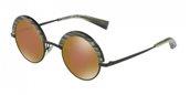 Alain Mikli A04003N - 631 001/F9 black/brown mirror gold sunglasses