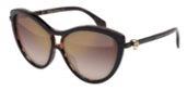 Alexander Mcqueen AM0021S 001 BROWN GRADIENT+MIRROR sunglasses