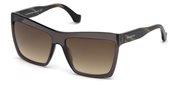 Balenciaga BA0089 05G black other brown mirror sunglasses