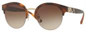 Burberry BE4241 338213 MT LIGHT HAVANA/PALE GOLD sunglasses