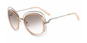 Chloe CE123S (724) GOLD-TRANSPARENT PEACH sunglasses