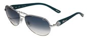 Chopard SCH997 0579 Shiny Palladium Petroleum sunglasses