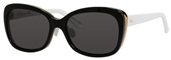 Christian Dior Diorific 2/N/S 03B8 Black Gold White sunglasses