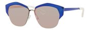 Christian Dior Mirrored/S 0I22 Black Blue Shiny sunglasses