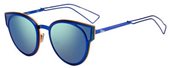 Christian Dior Sculpt/S 0KN9 Black Blue Shiny sunglasses