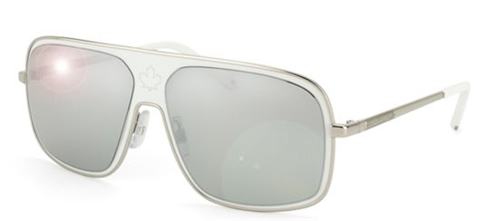 Dsquared DQ0103 24C Silver White Sunglasses