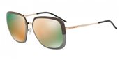 Emporio Armani EA2045 31674Z gold grey mirror rose gold sunglasses