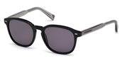 Ermenegildo Zegna EZ0005 05A - black/other / smoke  sunglasses