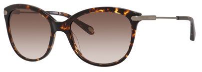 Fossil Fos 2034/S 0FR5 Dark Havana (B1 warm brown gradient lens) Sunglasses