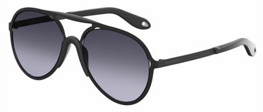 Givenchy Gv 7039/S 0PDE Semi Matte Black (HD gray gradient lens) Sunglasses