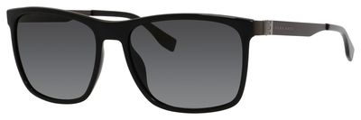 Hugo Boss 0671/S 0LB0 HD Black Dark Ruthenium Sunglasses