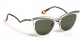 JF Rey DIAMOND 1313 SMOKED ICED MASK/G15/SILVER BRUSHED sunglasses