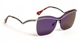 JF Rey DIANA 7013 MASQUE VIOLET FONCE/ARGENT BROSSE sunglasses