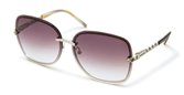 Missoni MI677 Shiny Palladium, Crystal Swarovski (01) Shaded Smoke sunglasses