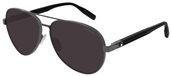 Mont Blanc MB0032S 001 GREY sunglasses