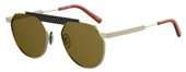 Oxydo O.no 2.10 02M2 Black Gold (O7 green ltgreenaf lens) sunglasses