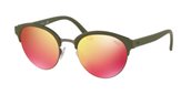 Polo PH4127 52166Q DEMISHINY GUNMETAL/flash orange mirror sunglasses