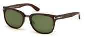 Tom Ford FT0290 ROCK 52N Red Havana / Green sunglasses