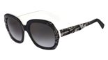 Valentino V678S (102) WHITE FADED LACE sunglasses